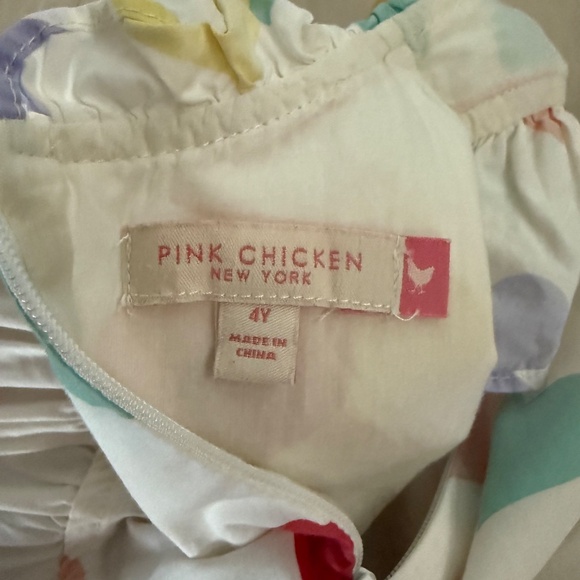 💛Pink Chicken Jennifer Dress - Pastel Hearts (Size 4)🤍 - Picture 5 of 6